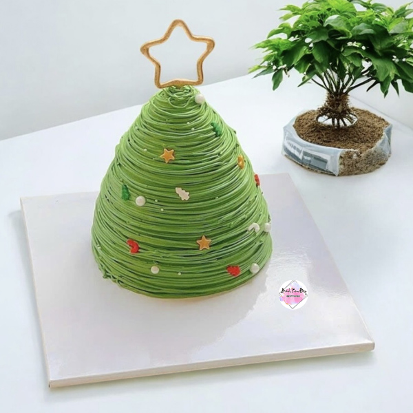 Bánh kem cây thông noel 
