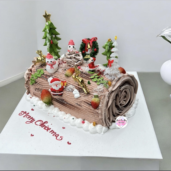 Bánh kem khúc cây noel giáng sinh