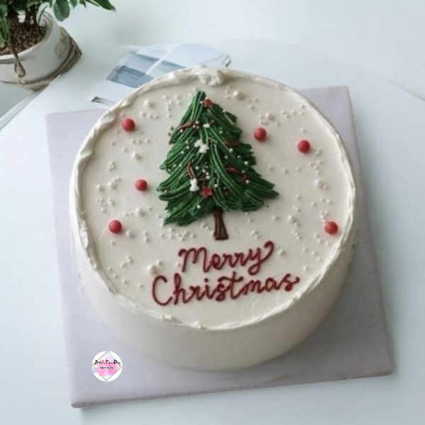 Bánh kem merry christmas đẹp