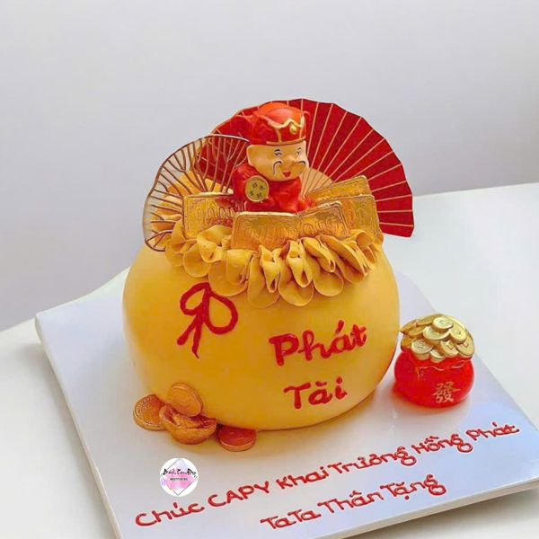 Bánh kem khai trương shop quần áo đẹp