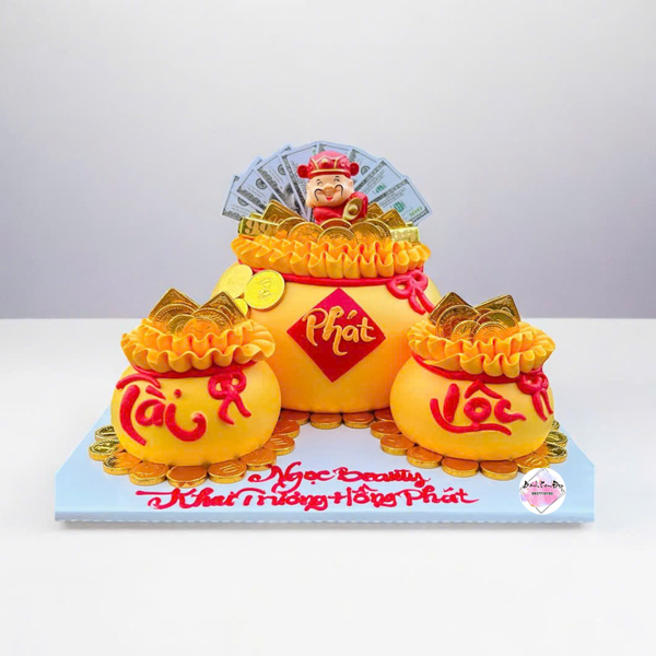 Bánh kem khai trương vạn sự như ý đẹp